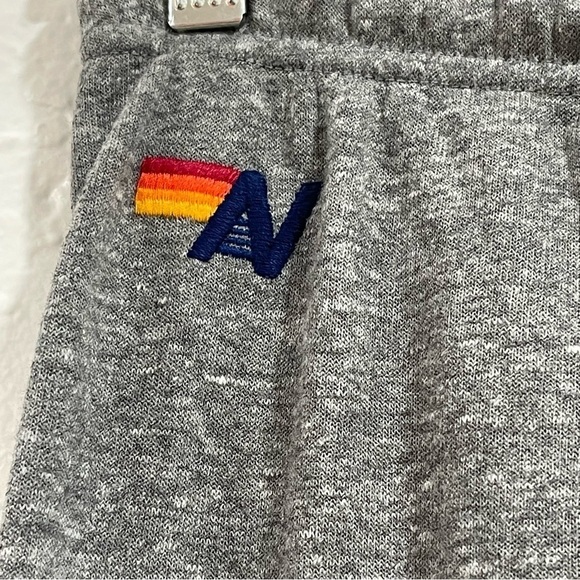 AVIATOR NATION 5 STRIPE SWEATPANTS - HEATHER GREY - SZ - MEDIUM (B876) - Picture 3 of 7